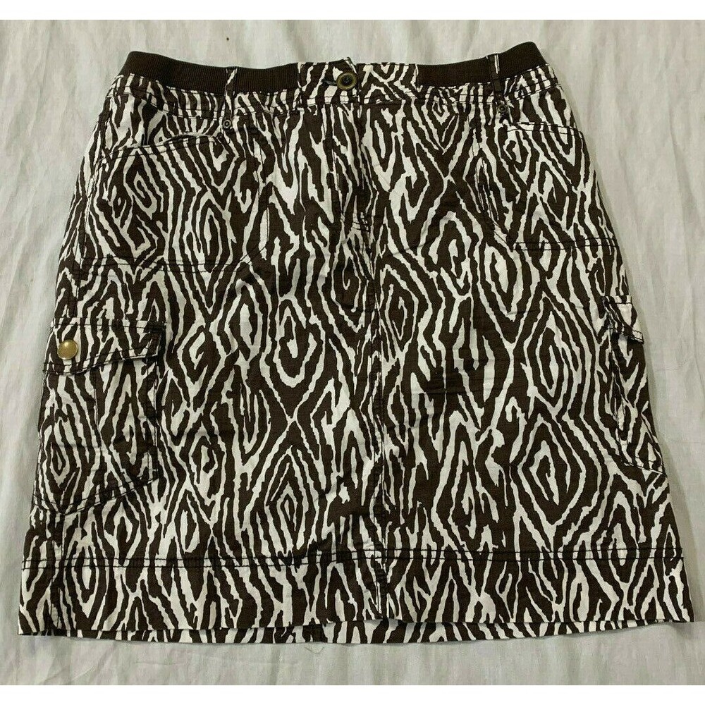 CHICOS WOMENS CARGO SKIRT SIZE 0.5